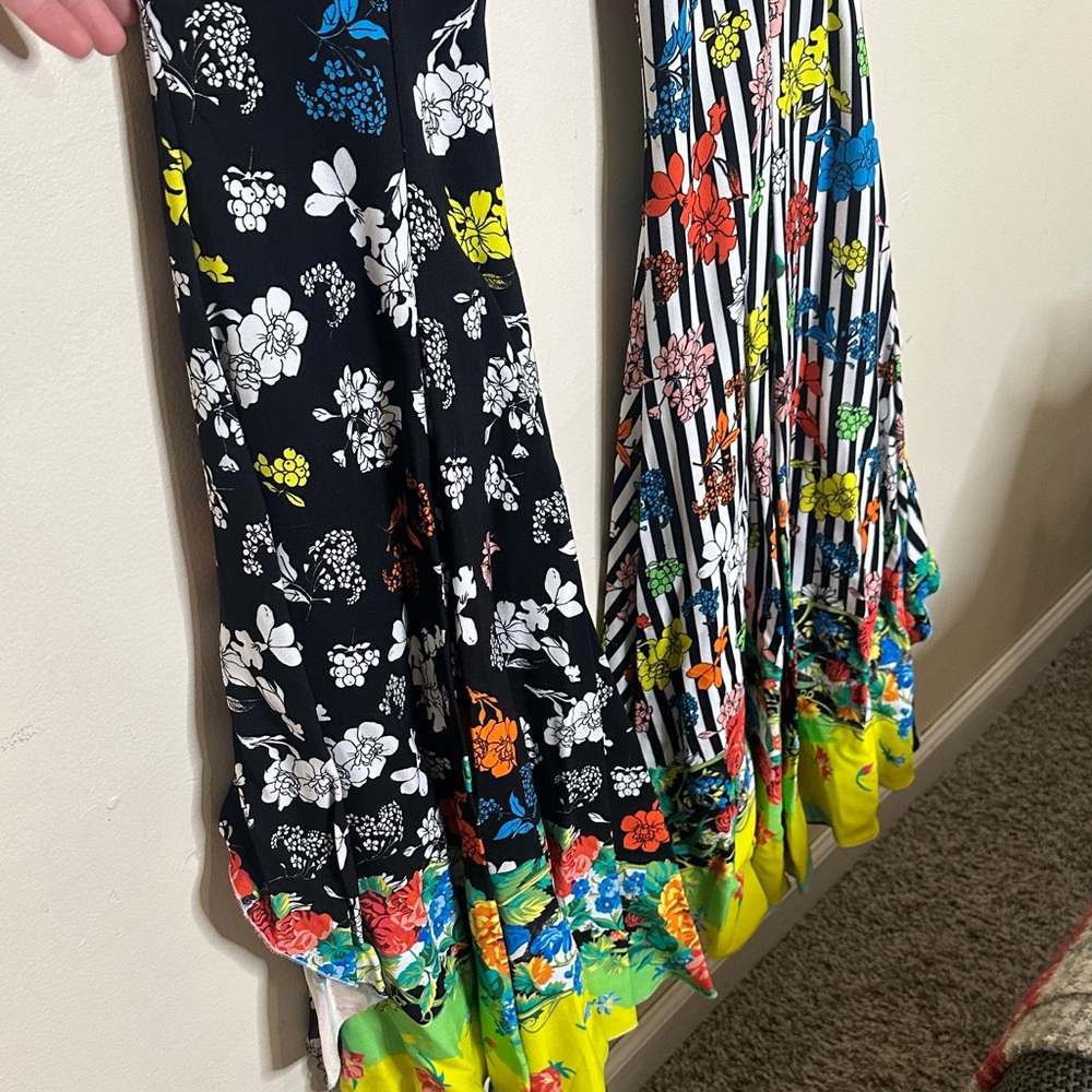 Versace Multicolor Floral Striped Jumpsuit - Picture 7 of 12